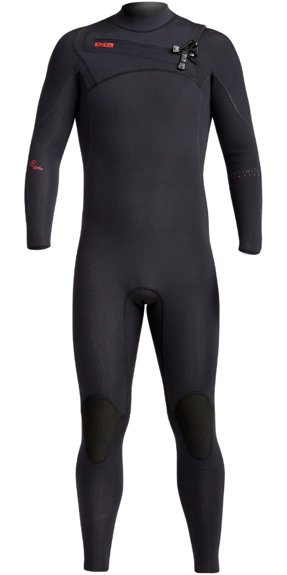 2026 Xcel Mens Axis 5/4mm Chest Zip Wetsuit ME54ZAX5 - Black